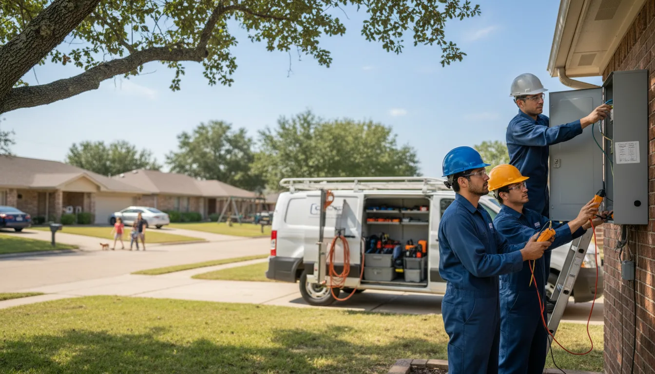 Certified electrician providing emergency electrical services in Otterbein, IN